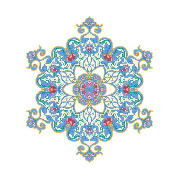 Doğu etnik motifi, geleneksel Müslüman süsü. — Stok Vektör