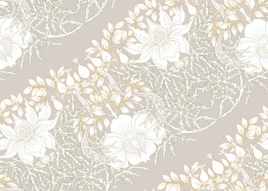 Çiçeksiz desen, arka plan