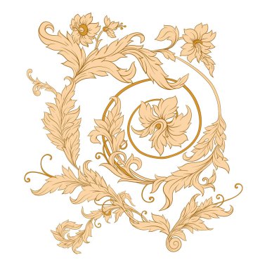 Barok, rokoko, Victoria dilinde elementler