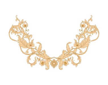 Barok, rokoko, Victoria dilinde elementler