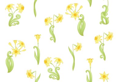 Narcissus. Kusursuz desen,