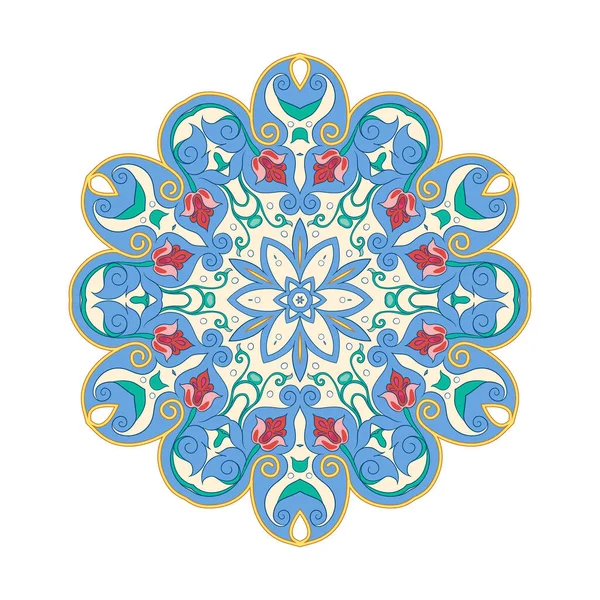 Východní etnický motiv, tradiční muslimský ornament. — Stockový vektor