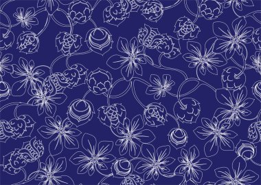 Fındık. Dekoratif motif. Kusursuz desen