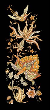 Tasarım için elementler. Fantezi çiçekleri