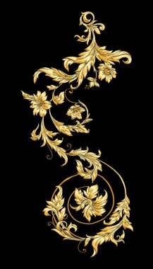 Barok, rokoko, Victoria dilinde elementler