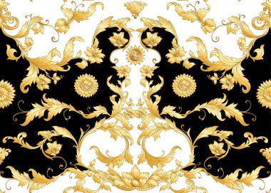 Kusursuz desen, arka plan Barok dilinde