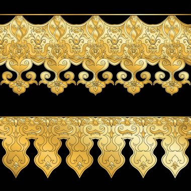 Doğu etnik motifi, geleneksel Müslüman süsü.