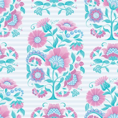 Gelenek motifi, fantezi çiçekleri