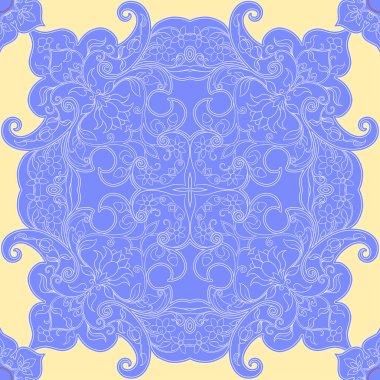 Doğu etnik motifi, geleneksel Müslüman süsü.