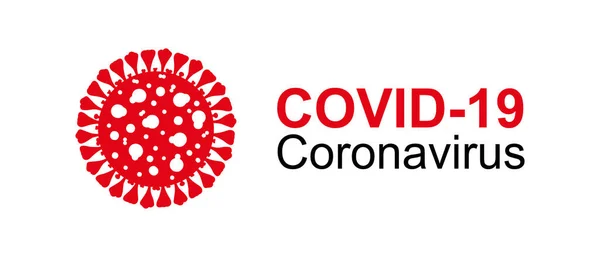 Choroba Corona wirus covid-19 znak. — Wektor stockowy