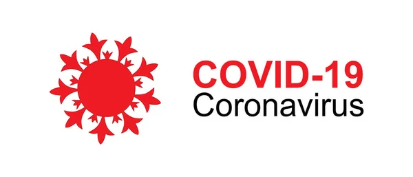 Corona virus maladie covid-19 signe . — Image vectorielle