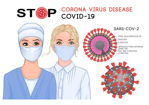 Coronavirus définir des éléments pour la conception . — Image vectorielle