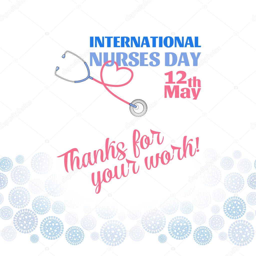 International nurses day 12 may poster