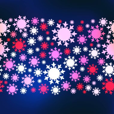 Koronavirüs hücre sembollü kusursuz desen.