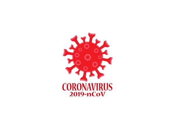 Ikona Koronawirusa Dla Ilustracji Projektu Logo Białym Tle — Zdjęcie stockowe