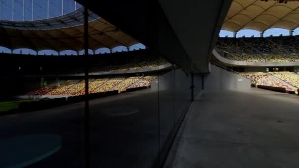 Nemzeti aréna stadion - Bukarest, Románia — Stock videók