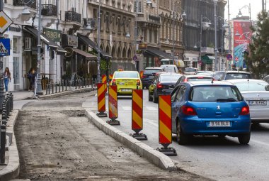 Bisiklet yolu - Zafer Bulvarı - Bükreş, Romanya