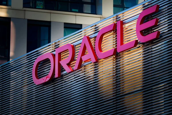 Oracle headquarters, in Bucharest, Romania. — Stock Photo, Image