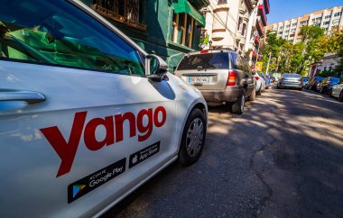 Yango - Yandex taxi in Romania clipart