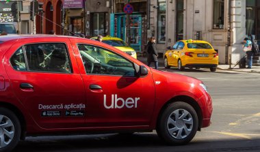 Bükreş'te Uber taksisi, Romanya