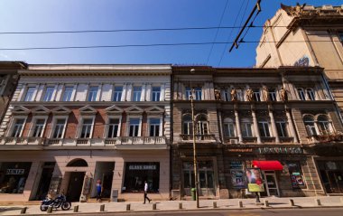 Bükreş şehir merkezinde mimarlık