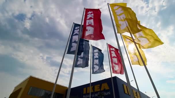 IKEA opening tweede winkel in Roemenië — Stockvideo