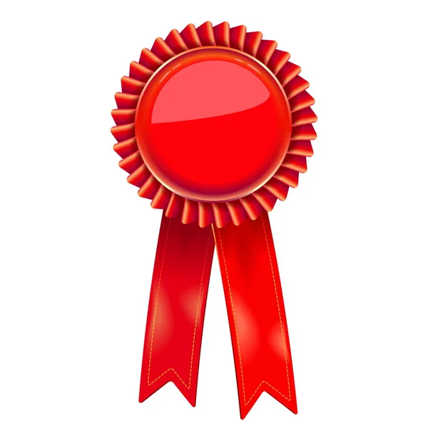 Vector Red Medal — Stock Vector