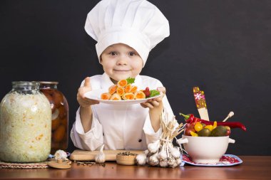  lahana pişmiş çocuk Şef 