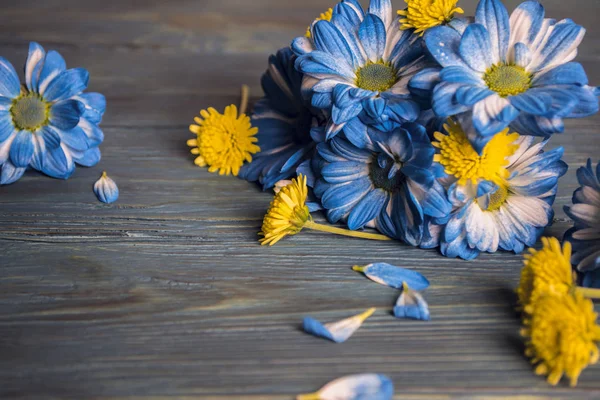 ahşap zemin çiçek