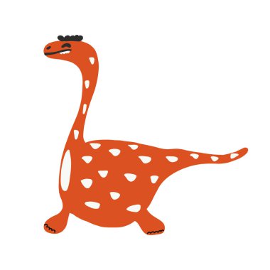 Dinazor vektör illüstrasyonu. Çocuk vektör illüstrasyonu için tişört grafikleri