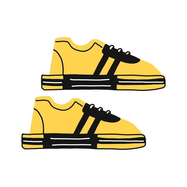 Zapatillas Deporte Icono Plano Usted Puede Ser Utilizado Zapatillas Icono — Vector de stock