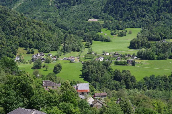 Olivone Sosto Mount Blenio Valley Швейцарія — стокове фото