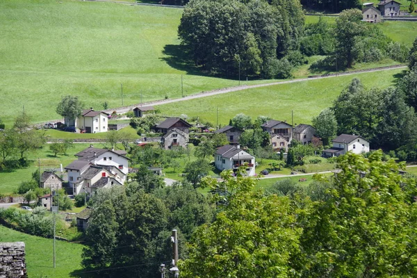 Olivone Berg Sosto Blenio Vallei Zwitserland — Stockfoto