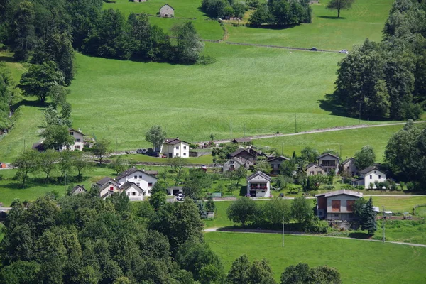 Olivone Berg Sosto Blenio Vallei Zwitserland — Stockfoto