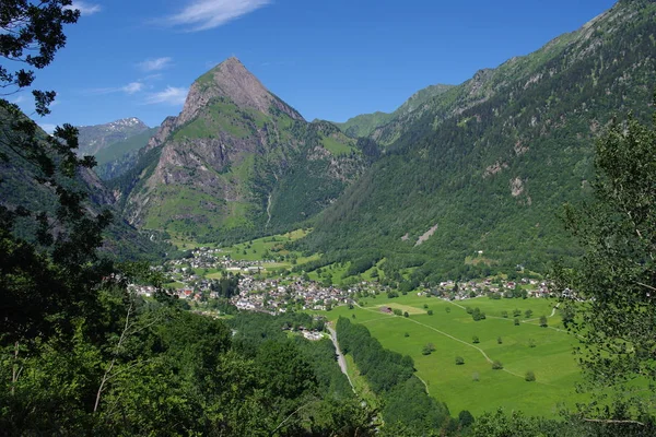 Olivone Blenio Valley Švýcarsko — Stock fotografie