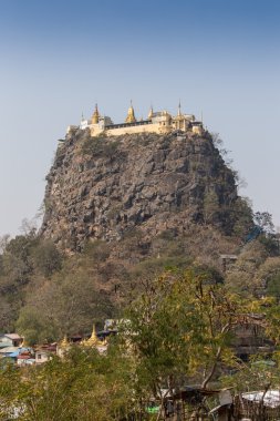 Sigiriya aslan kaya kale ve peyzaj Sri Lanka.