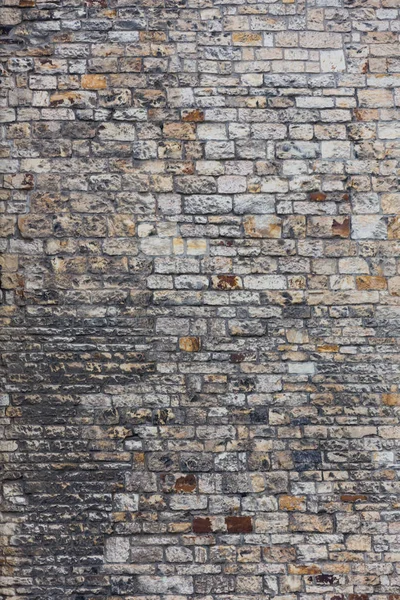 Endüstriyel arka plan, içi boş tuğla duvarlı grunge şehir sokağı