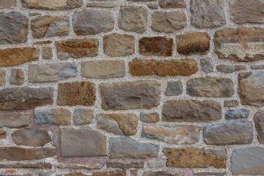 Modern tarz dekoratif desenli gri desen çatlamış gerçek taş duvar yüzeyi çimentoyla