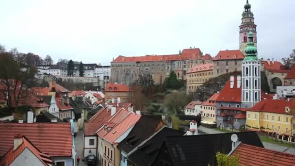 Blick auf Florenz vom Glockenturm von Giottos — Stockvideo