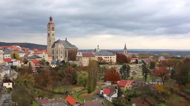 Uitzicht over Florence vanaf Giottos klokkentoren — Stockvideo