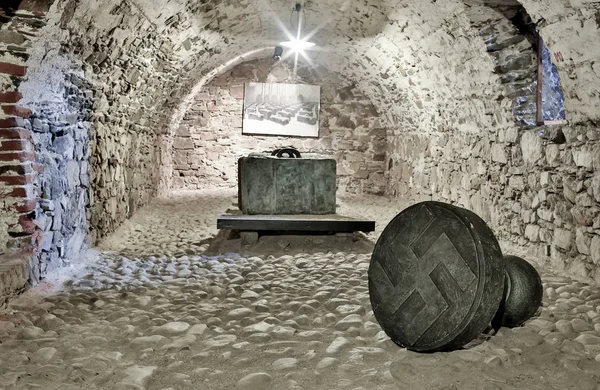Túnel subterrâneo em Peter The Great Sea Fortress, Tallinn, Estónia — Fotografia de Stock