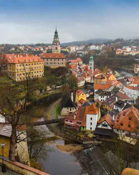 Flygfoto över gamla stan i Prag, Tjeckien — Stockfoto