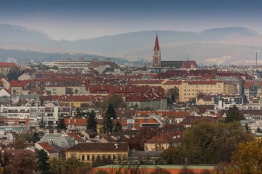 Old Town Prague, Çek Cumhuriyeti için üzerinde havadan görünümü