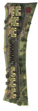 Render modeli peyzaj mimarı tasarım evi