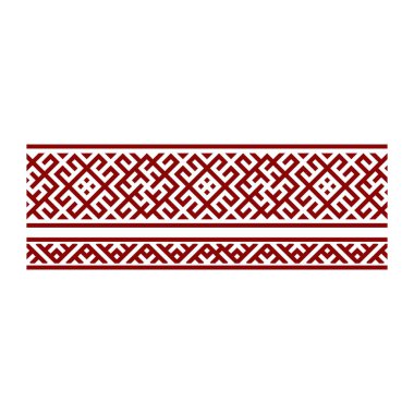 Geleneksel nakış. Etnik sorunsuz süs geometrik desenler tasarımınız için vektör çizim