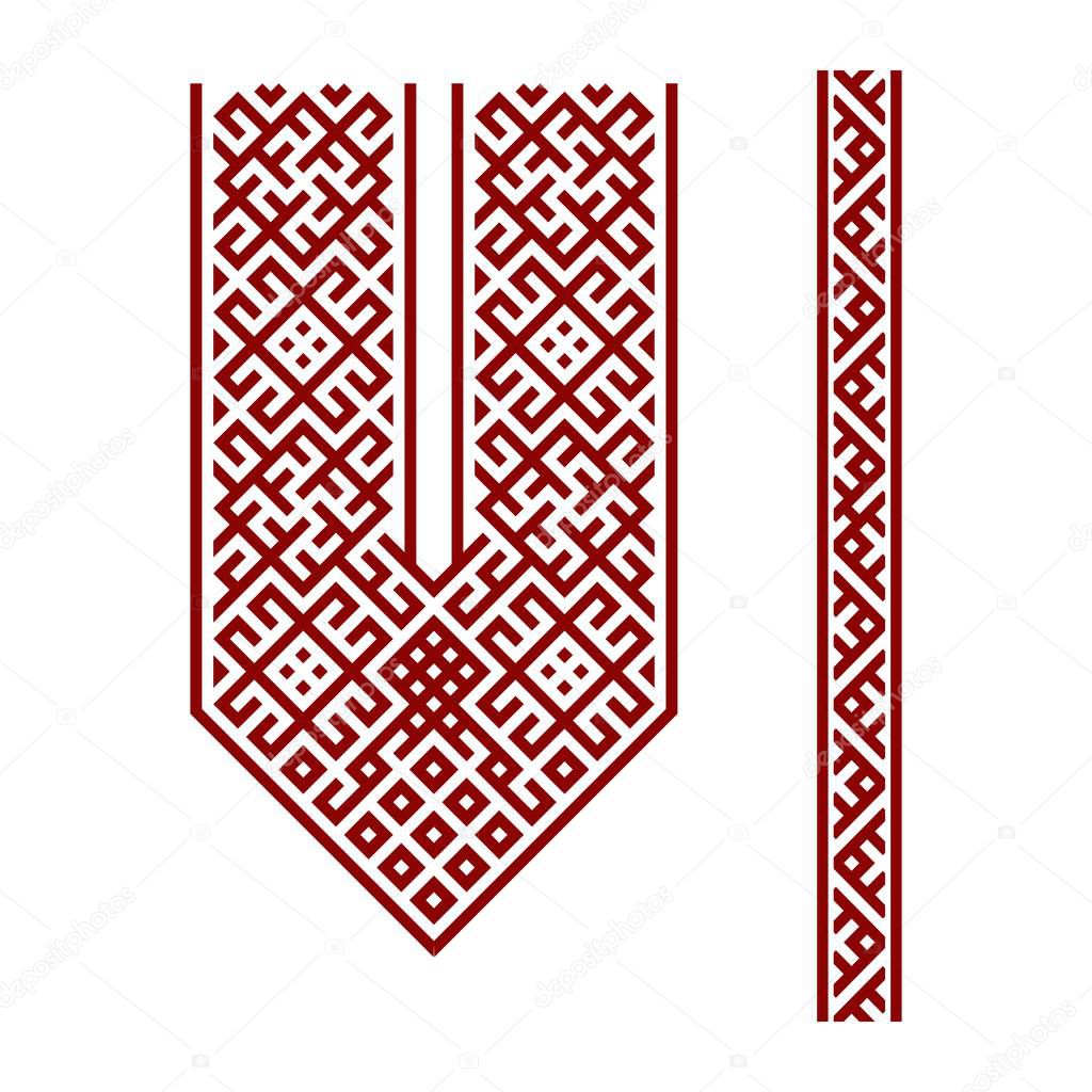 Traditional tcnuh vector illustration of ethnic seamless