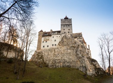 Ortaçağ Bran Kalesi Draculanın Kalesi, Brasov, Transilvanya, Romanya
