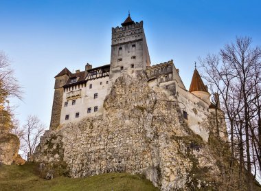 Ortaçağ Bran Kalesi Draculanın Kalesi, Brasov, Transilvanya, Romanya