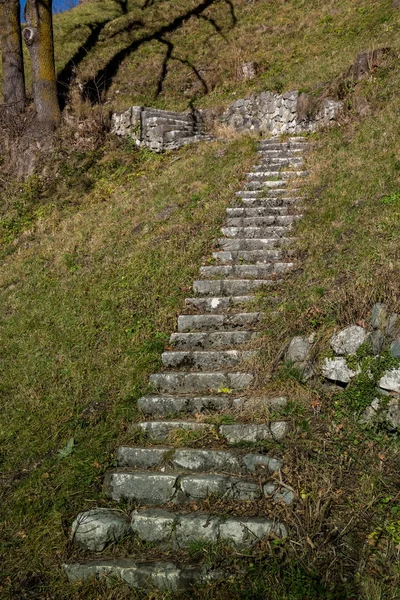 Ein abstraktes Bild einer Vintage-Treppe — Stockfoto