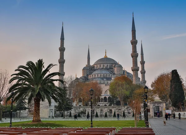 Stambuł, Turcja - 03 listopada 2017: Błękitny Meczet, Sultanahmet Camii, Istanbul, Turcja. — Zdjęcie stockowe